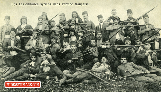 Les Légionnaires Syriens dans l'armée Française
